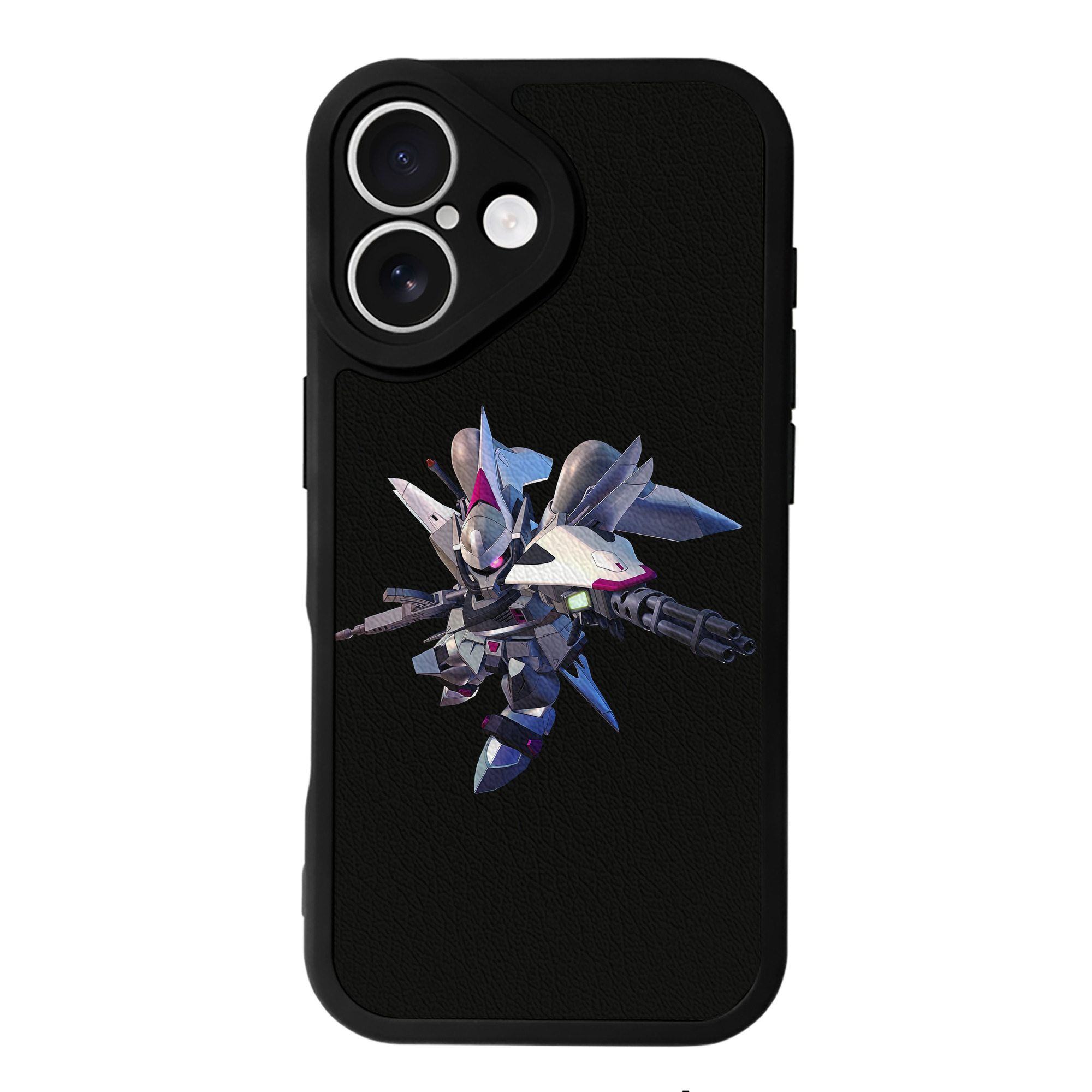（画像用） 機動戦士ガンダム Mobile Suit Gundam 【iPhone 16シリーズ対応】シリコンスマホケース（レザー調） 材質：シリコン